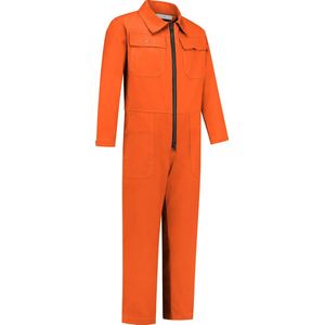 Dapro Safety Kinderoverall 100% Katoen - Oranje - Unisex overall voor kinderen Jongens & Meisjes - kind buitenspelen