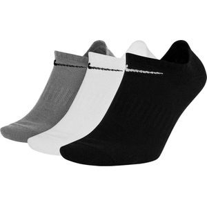 Nike Everyday Sokken - Maat 46-50 - Unisex - zwart/wit