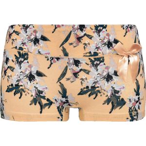 Dames boxershorts 3 pack print oker geel XL