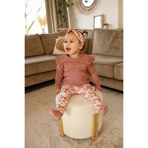 Setje Flowers klei roze 74/80