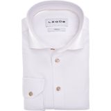 Ledub modern fit overhemd, popeline, wit