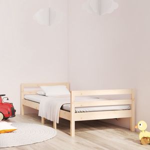 The Living Store Bed Frame - Klassiek Grenenhout - 195.5 x 95.5 x 52.5 cm - 90 x 190 cm