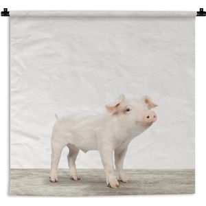 Wandkleed Animalprintshop - Big dierenprint kinderkamer Wandkleed katoen 180x180 cm - Wandtapijt met foto