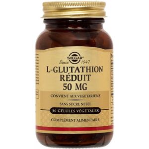 Gereduceerde L-glutathion Solgar 50 mg (30 Capsules)