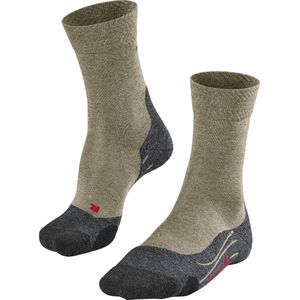 FALKE TK2 Explore Melange Wandelsokken anti blaren, anti zweet Merino Wol Sportsokken Heren groen - Maat 39-41