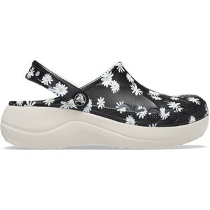 Baya Platform Printed Clog Vrouwen Zwart/Wit Maat 41-42 W10
