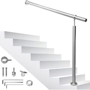 Edelstaal Trapleuning leuning 80cm RVS Reling Wandleuning roestvrij staal