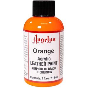 Angelus Leather Acrylic Paint - textielverf voor leren stoffen - acrylbasis - Orange - 118ml