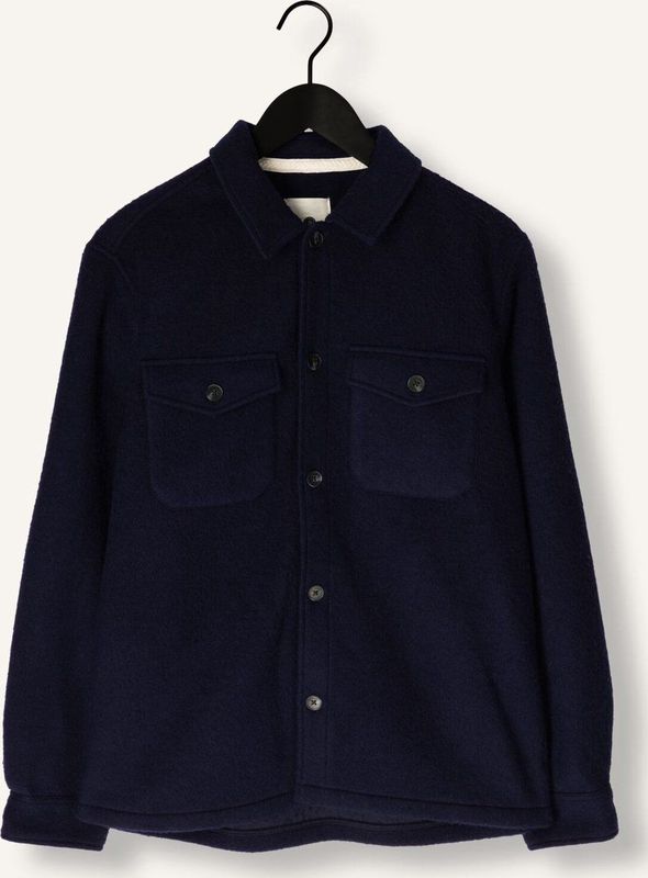 Anerkjendt - AKOSCAR - Overshirt - Donkerblauw - Lange Mouwen
