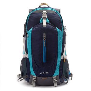 TAN.TOMI - Backpack - Wandelrugzak Dames & Heren - Outdoor Rugzak - Blauw - 38 Liter/Hoes