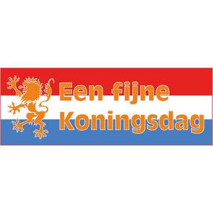 Raamsticker Koningsdag - herbruikbare sticker - statisch folie - Koningsdag 2022