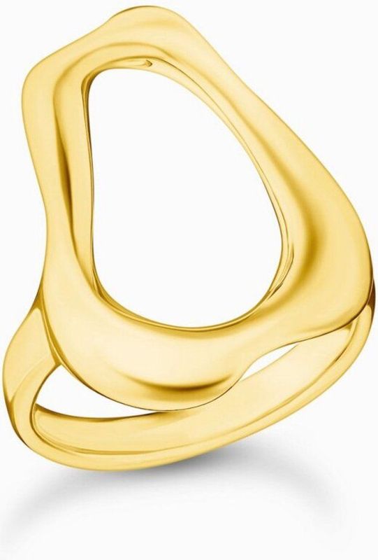 Thomas Sabo - TR2486-413 - Ring - Dames - Gerecycled Zilver - Geel Goud Verguld