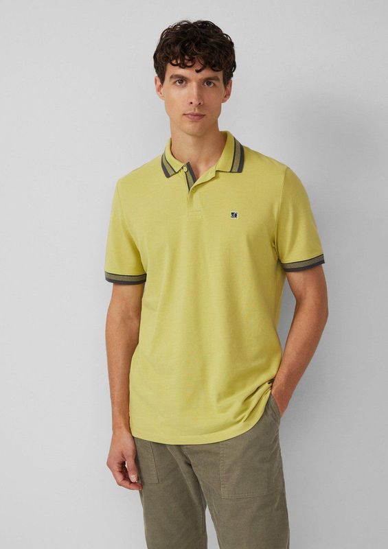 Poloshirt - Katoenen Piqué - Normale Pasvorm - Korte Mouwen