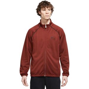 Nike Air Casual Streetwear Jacket (Maat M) Heren, Bruin - Polyester - Trainingsjas