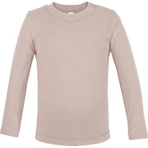 Link Kids Wear baby T-shirt met lange mouw - Ecru - Maat 50/56