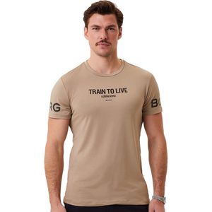 Björn Borg Borg grafisch T-shirt - Beige