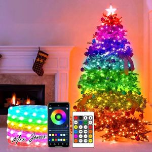 Mrs. Jones 10m RGB LED strip USB LED verlichting decoratie muziek sync Bluetooth afstandsbediening vakantie. .