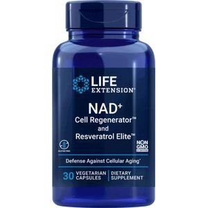 Life Extension - NAD+ Cell Regenerator en Resveratrol Elite - 30 Capsules - Voedingssupplementen