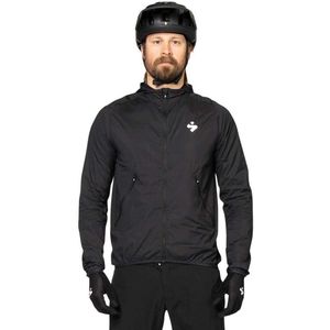 Sweet Protection - Hunter Hooded Wind Jas - Zwart - Lichtgewicht - Regular Fit