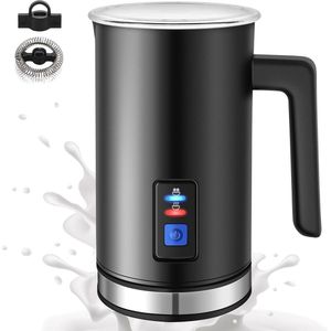Melkschuimer - Melkopschuimer - RVS - 240 ML - Elektrisch - Zwart