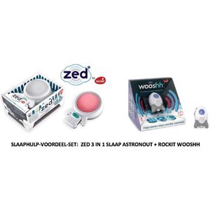 ROCKIT | SLAAPHULP - VOORDEELSET | WOOSHH DE BABY SUSSER  +  ZED 3 IN 1 SLAAP ASTRONAUT | SLAAPTRAINER