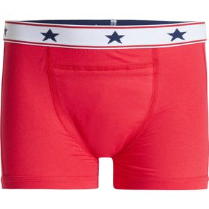 UnderWunder jongens boxer – absorberend ondergoed - oefenbroekjes broekplassen - Rood maat 98/104