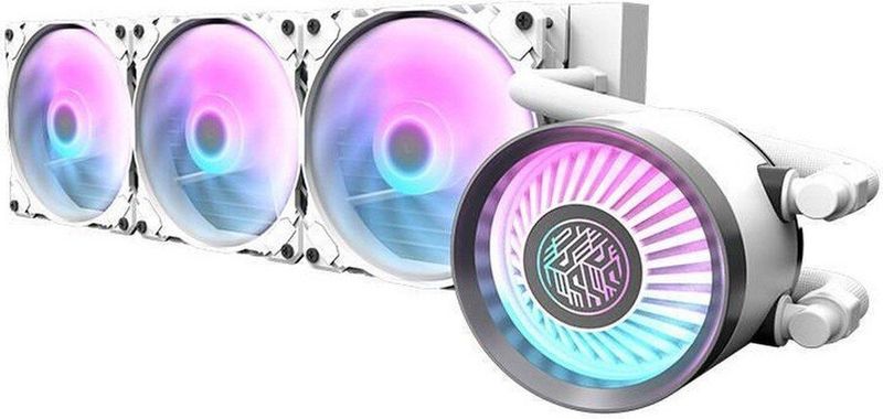 Darkflash - DN Vloeistofkoeling - 360 Mm - 3 Ventilatoren - ARGB Verlichting