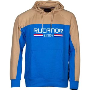 Rucanor Trevor Sweater Hoodie - Heren - Blauw/Beige - Maat XL
