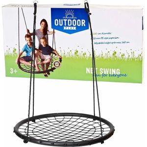 Outdoor Play Net Schommel - Speelgoed - diameter 100cm - Max 100kg - Verstelbaar ophangtouw