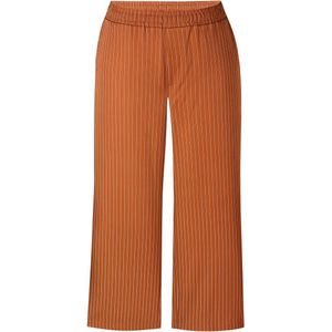 ZHENZI broek bruin gestreept