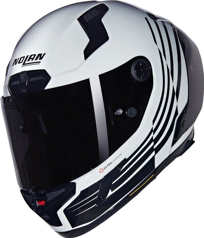 Nolan - X-804 RS Ala 344 - Integraalhelm - Wit Zwart Glossy