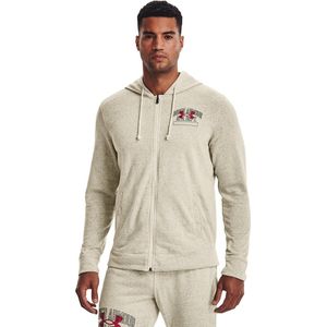 Under Armour Rival Terry Athletic Dep FZ Hoodie-BRN - Maat LG