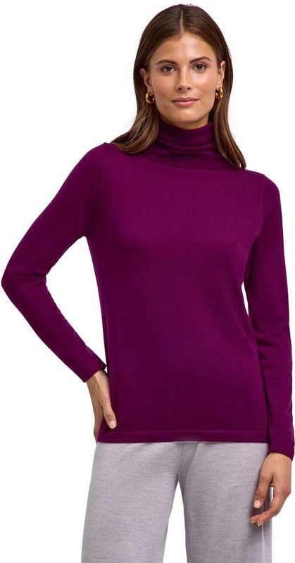 FALKE - Favorites X-Fine Roll Neck - Coltrui - Rood