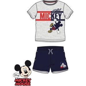 Disney Mickey Mouse 2-delige set - grijs/marine - maat 122/128 (8 jaar)