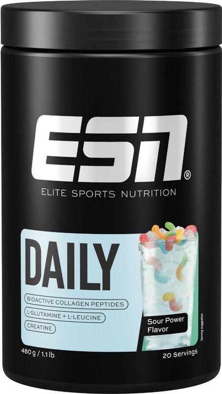 ESN - Daily Creatine - Poeder - Sour Power - 480 g - 20 Porties - Met Creatine en L-Glutamine