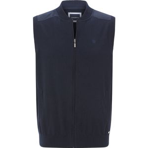 Babista herren Gebreide Bodywarmer - 48/50 - donkerblauw