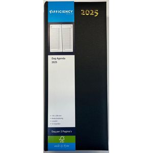 thumbnail: Finocam Spiraalagenda Alma 2025 - 1 Dag Per Pagina Zwart Internationaal