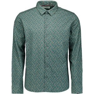 Jersey print overhemd