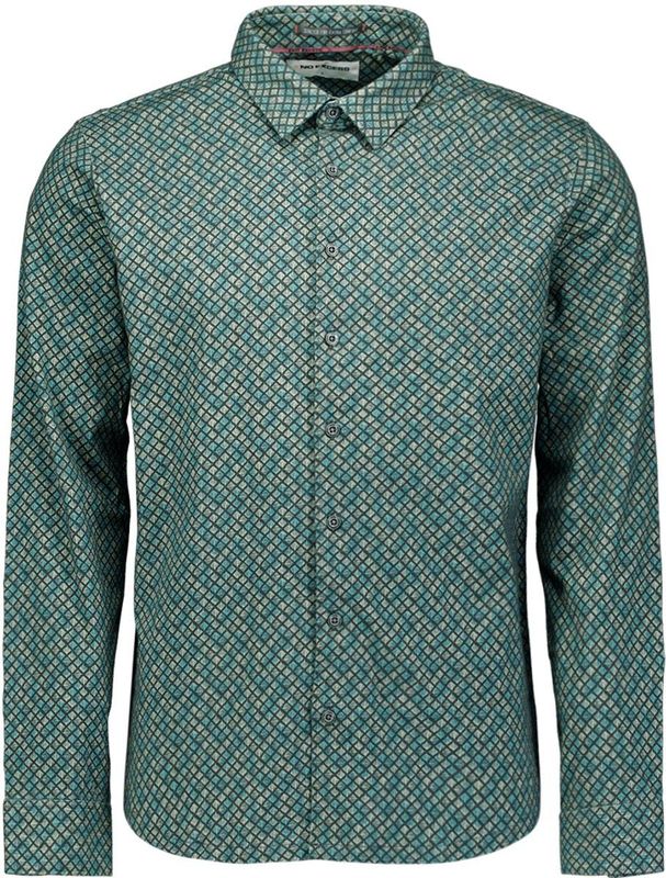 Jersey print overhemd