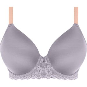 Freya - OFFBEAT UW Moulded Demi T-shirt Bra - MINERAL GREY - Vrouwen