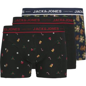 JACK&JONES PLUS JACGINGERBREAD TRUNKS 3 PACK PLS Heren Onderbroek - Maat EU2XL US1L