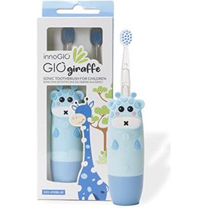 Blauwe Elektrische Tandenborstel voor Kinderen 2-12 jaar met Timer en Licht