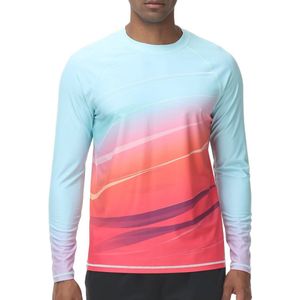 Heren Zwemshirt met UPF 50+ Bescherming en Sneldrogend T-Shirt