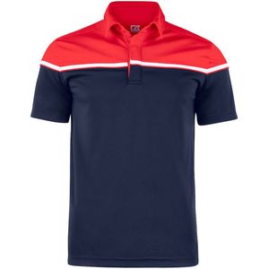 Cutter & Buck Seabeck Polo Heren 354428 - Dark Navy/Red - XL