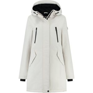 Travelin' Jack Berrit - Winterjas Dames - Parka Waterdicht Winddicht - Beige - Maat 42