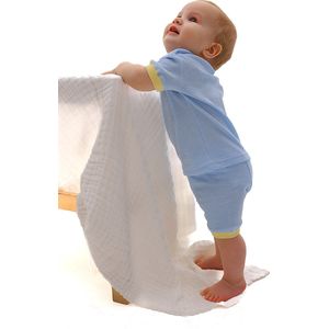 RobyKris Baby T-shirt & broekje - Tweedelige set - Blauw - Maat 98-104