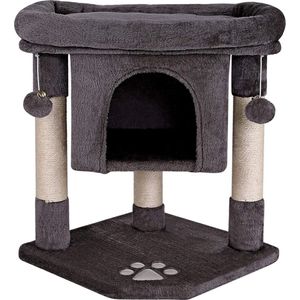 kattenkrabpaal / grote klimboom - speelhuis voor katten / playhouse for cats