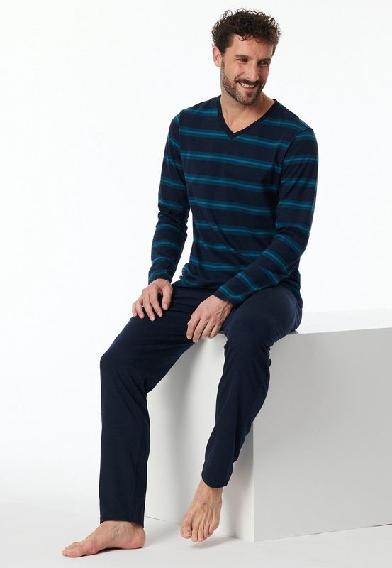 Schiesser - Jumpsuit - Blauw