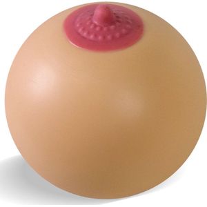 MikaMax Stressbal Borst XXL – Stress Reliever – Squishy Ball - Borst vorm – Grappig Cadeau - Realistisch - Volwassen Speelgoed - Boobs - Doorsnede 8 cm