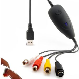 CRLYN® Vhs Videorecorder - Videobanden Digitaliseren - Vhs speler - Zwart